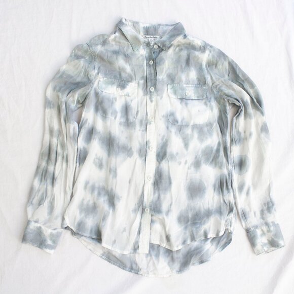 American Eagle Outfitters Tops - American Eagle Outfitters Tie Dye Button Down Collar Shirt